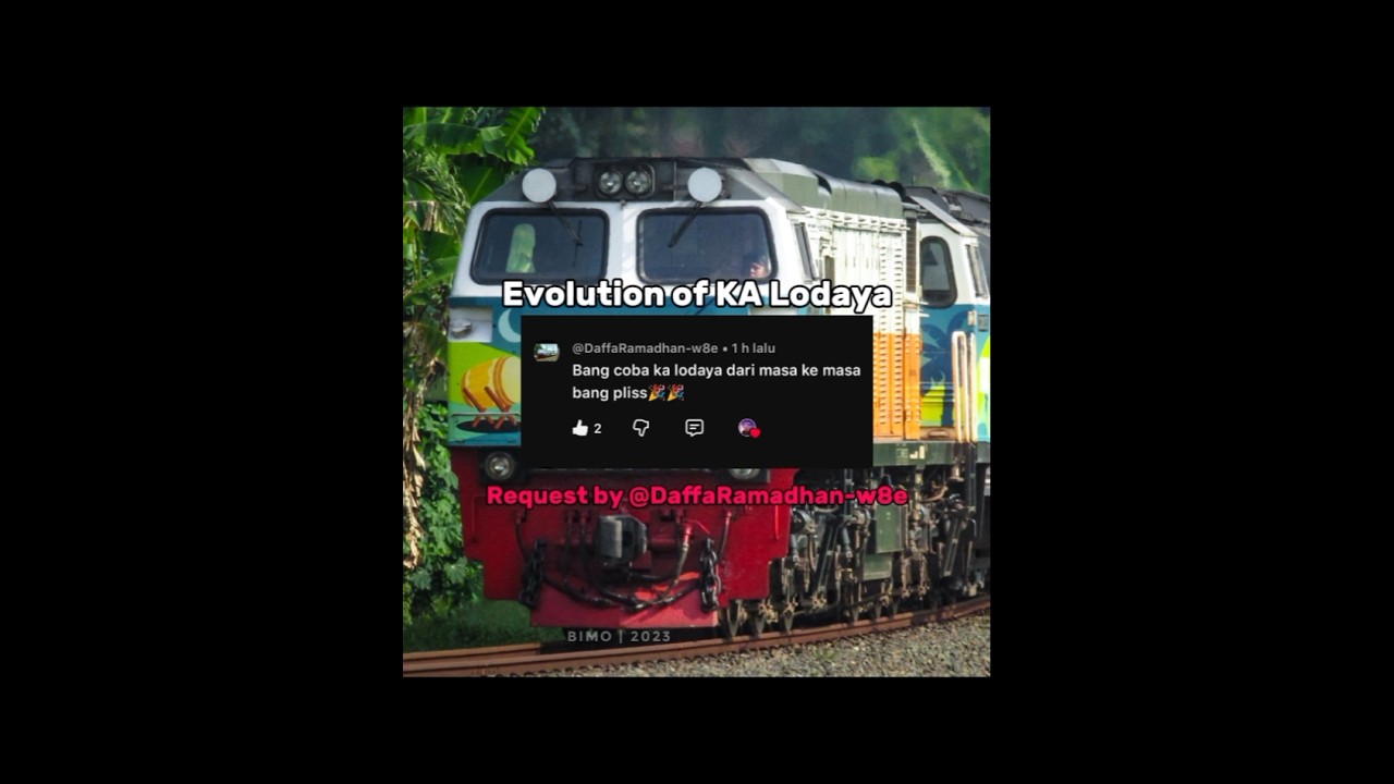 Request by @DaffaRamadhan-w8e || Evolution of KA Lodaya