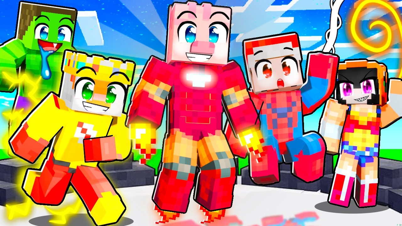 SERVER POUZE pro SUPERHRDINY v Minecraftu!