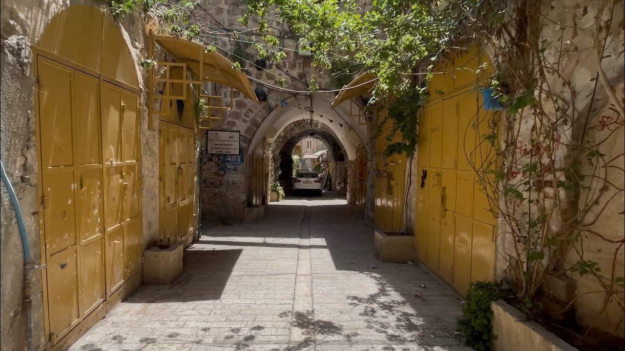 البلدة القديمة في الخليل فلسطين Hebron Al-Khalil Palestine