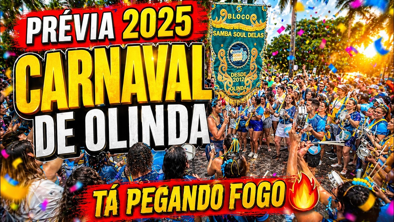 PRÉVIA CARNAVAL 2025 em OLINDA JÁ COMEÇOU o MAIS TRADICIONAL. 26/01/2025