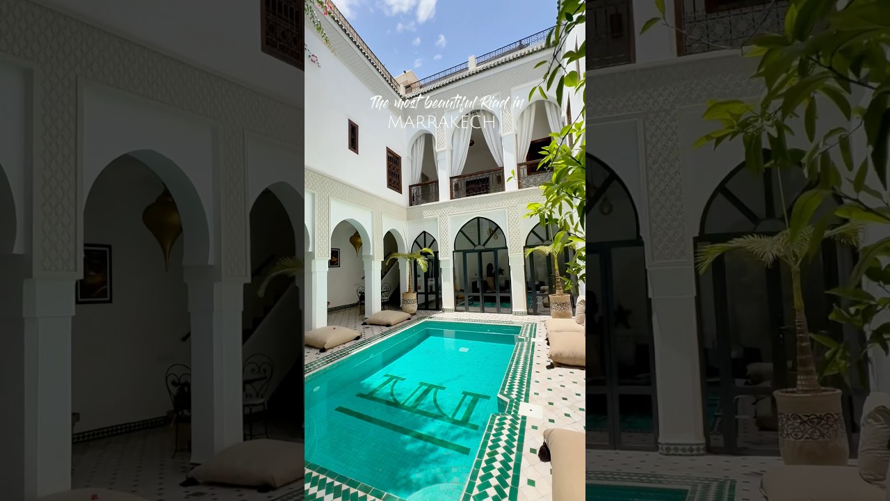 The most beautiful Riad (Hotel) in Marrakech, Morroco. #riad #wheretostayinmorroco