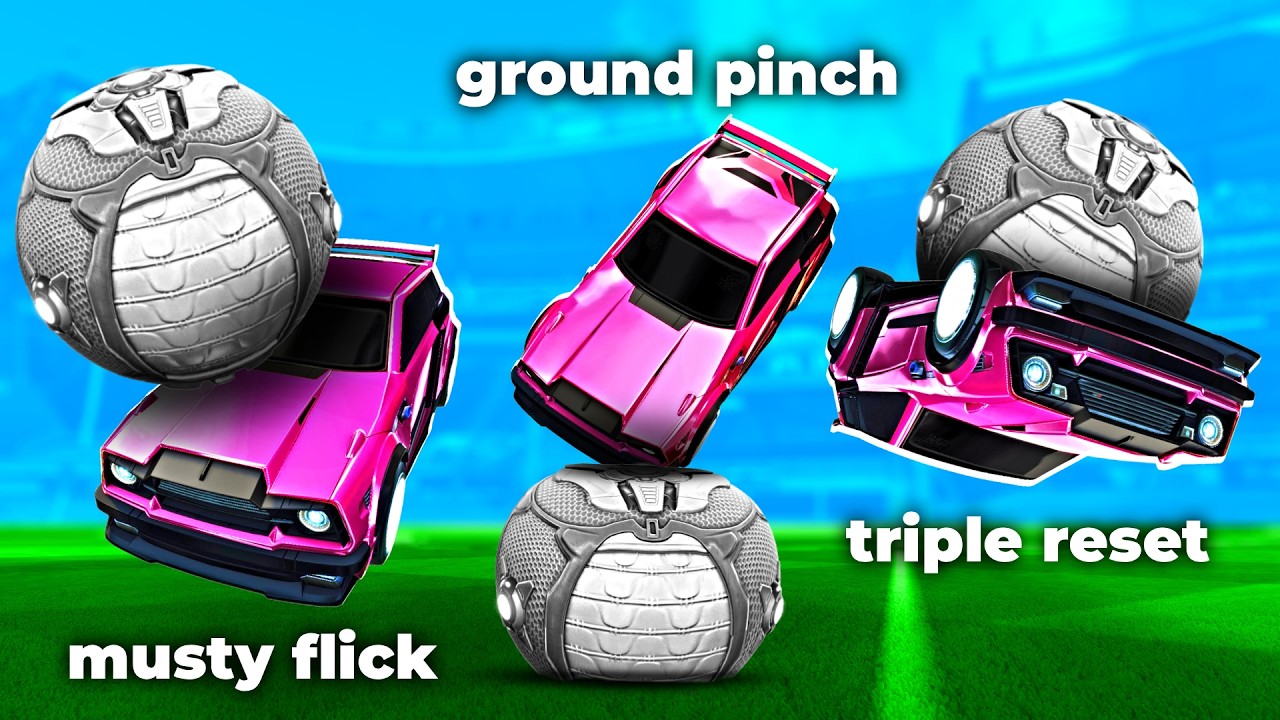 Пытаюсь снова выполнить ВСЕ МЕХАНИКИ в Rocket League...
