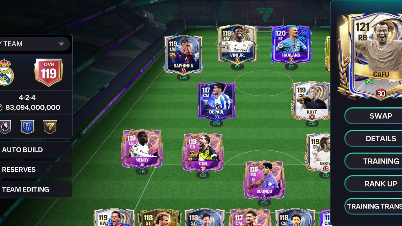 I reached 120 ovr I am leaving in my dreams  F2P (🇧🇷 ?)