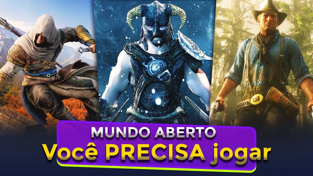 JOGOS de Mundo Aberto pra você jogar AGORA!