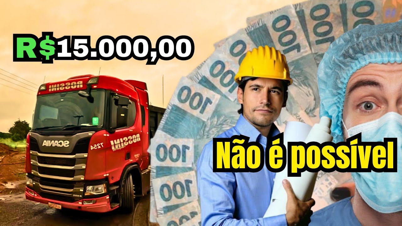 Salário motorista Rodocaçamba / quanto ganha um Caçambeiro 🤑💲