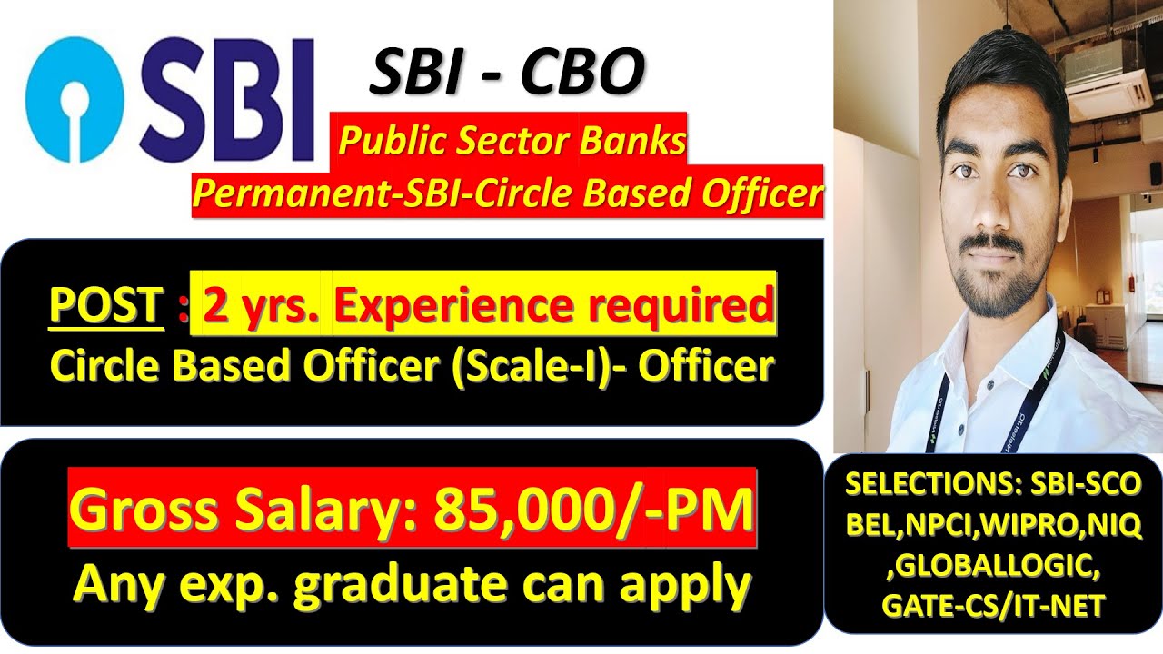 Набор персонала в SBI CBO в 2026 году: зарплата, опыт, возрастные критерии — все подробно объясне...