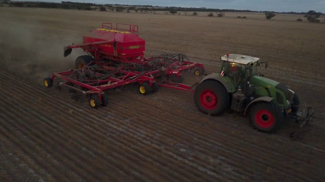 Fendt 936 with 40 ft Väderstad Seed Hawk