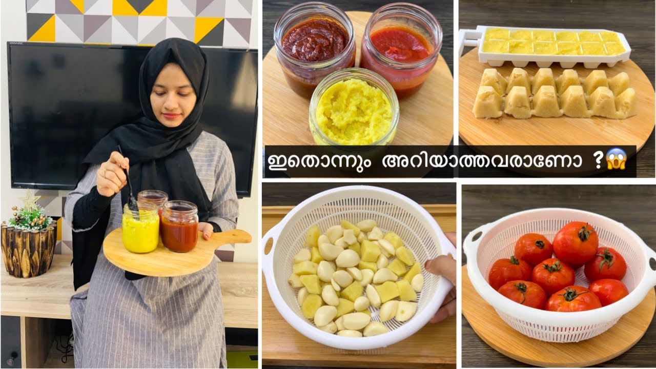 ഈ 3 കാര്യം അറിഞ്ഞിരിക്കണം🙆‍♀️അറിയാത്തവർ ഇവിടെ വാ Ginger Garlic Paste | Tomato Ketchup | Chilli sauce