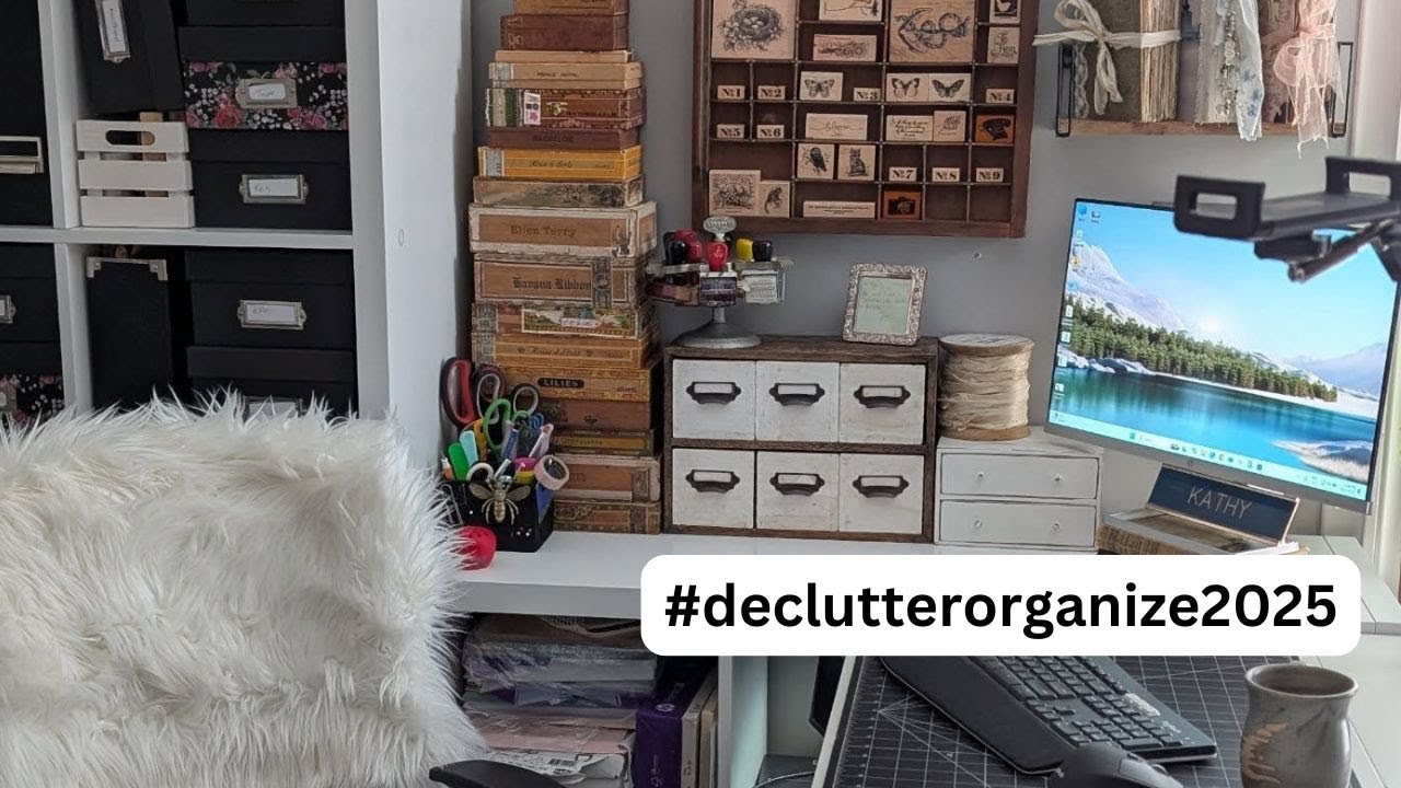 Week 2: Clear Your Work Space! #declutterorganize2025