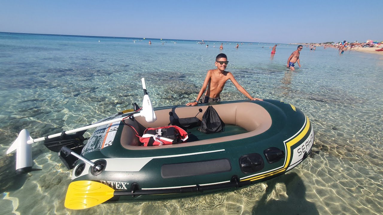 fuoribordo elettrico BOUDECH 46 lbs  - test in mare -