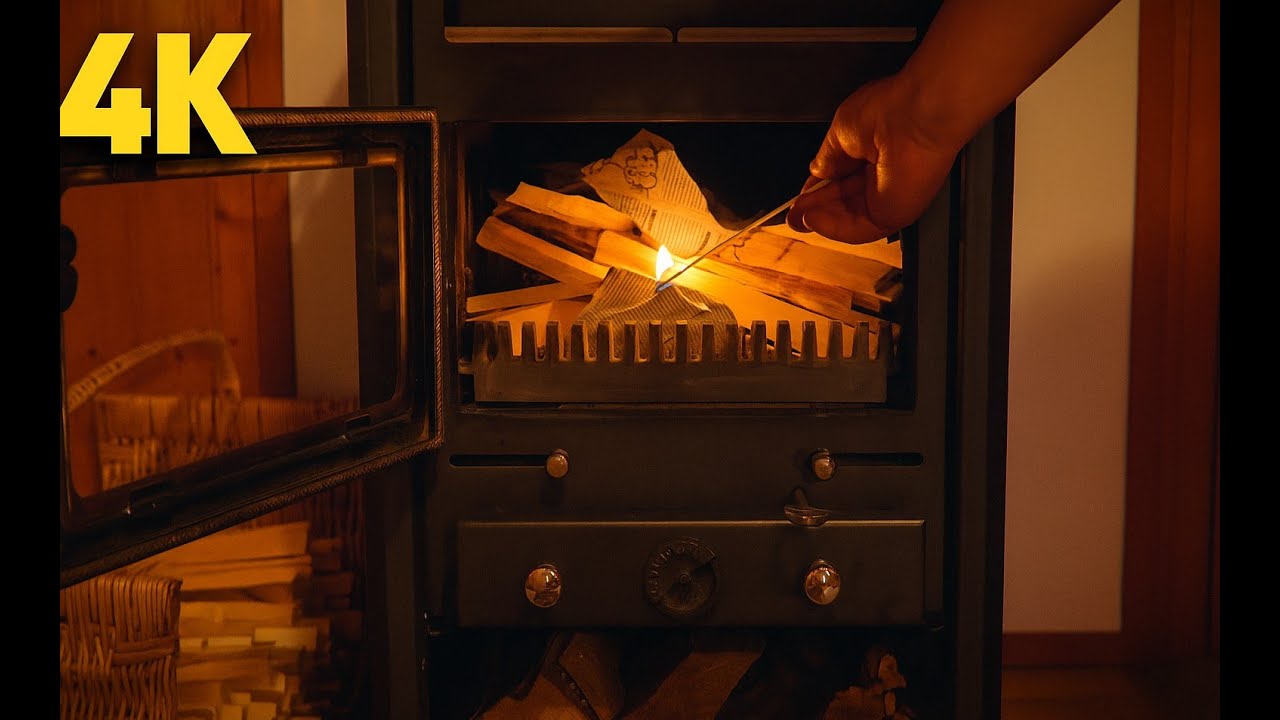 🔥 Fireplace 4K Ultra HD — Relaxing Crackling Fire Sounds for Sleep, Study & Meditation (No Music)