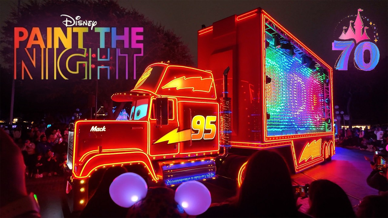 Paint the Night Parade | Disneyland 70th Anniversary Opening Night | Full 4K Experience