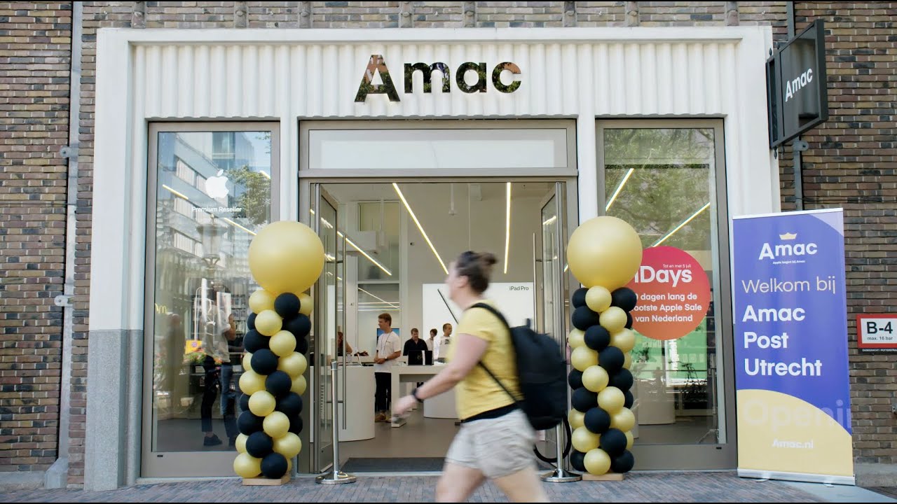 Flagshipstore Amac geopend in oud postkantoor Domstad