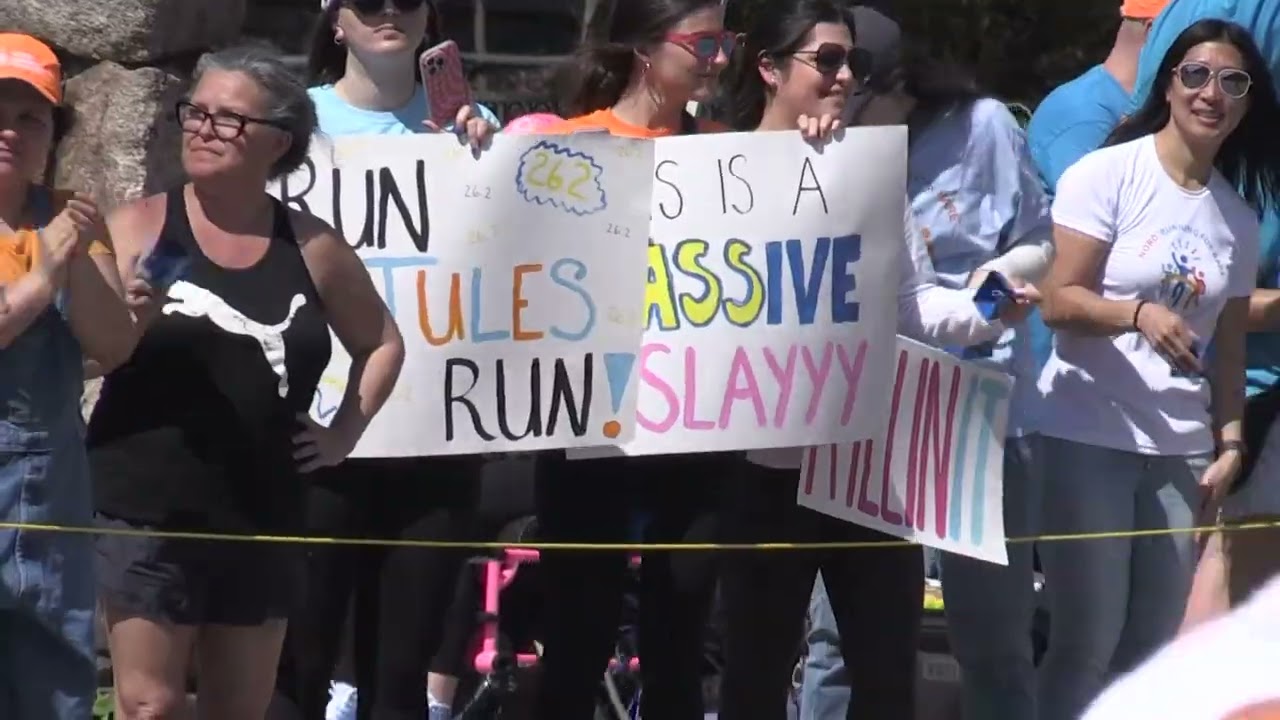 The Boston Marathon Passes Through Wellesley - 2024