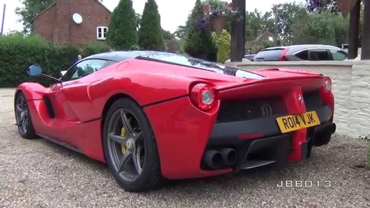 Ferrari LaFerrari Exhaust Sound - Cold Start, Accelerations and Driving in the UK