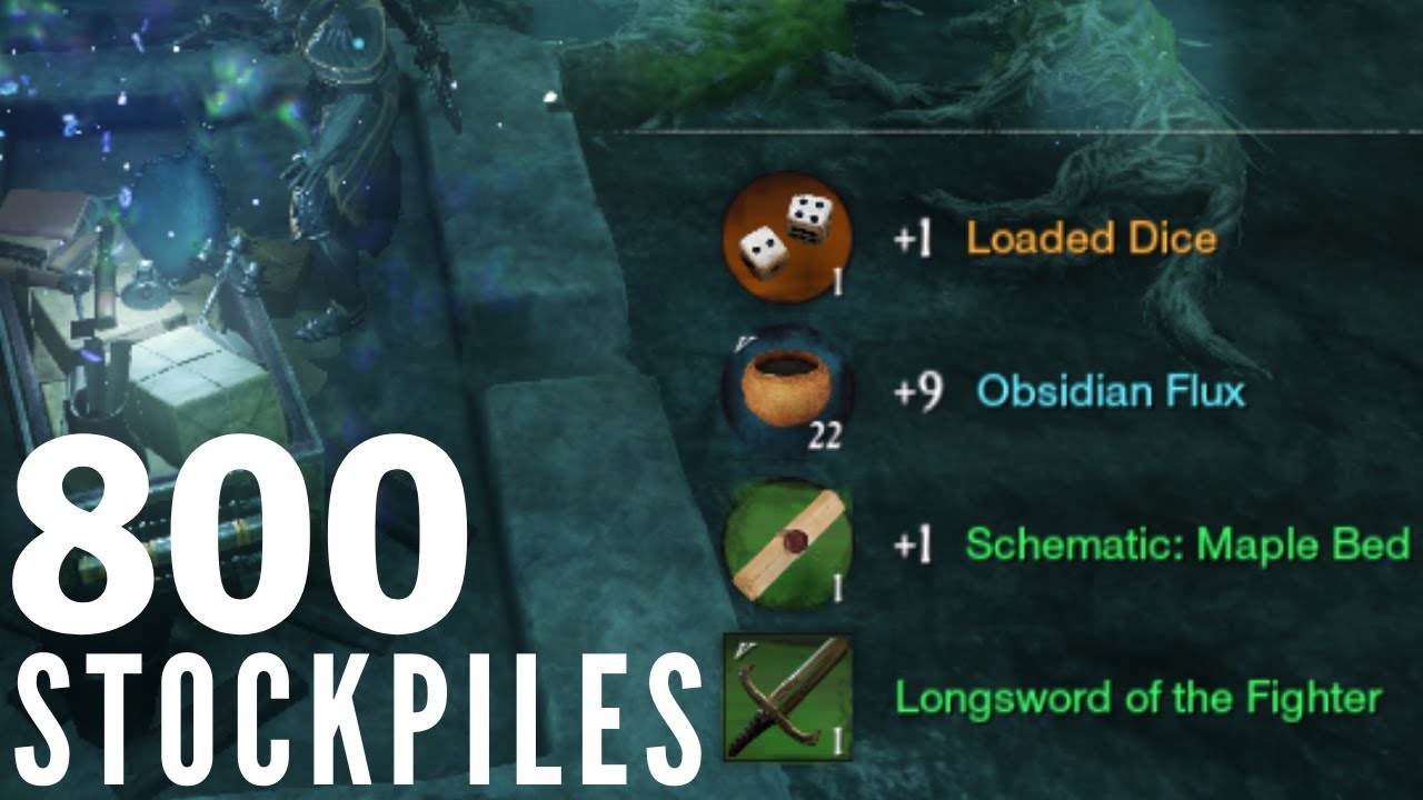 New World Loot From 800 Supply Stockpiles / Ancient Chests Raw Photos
