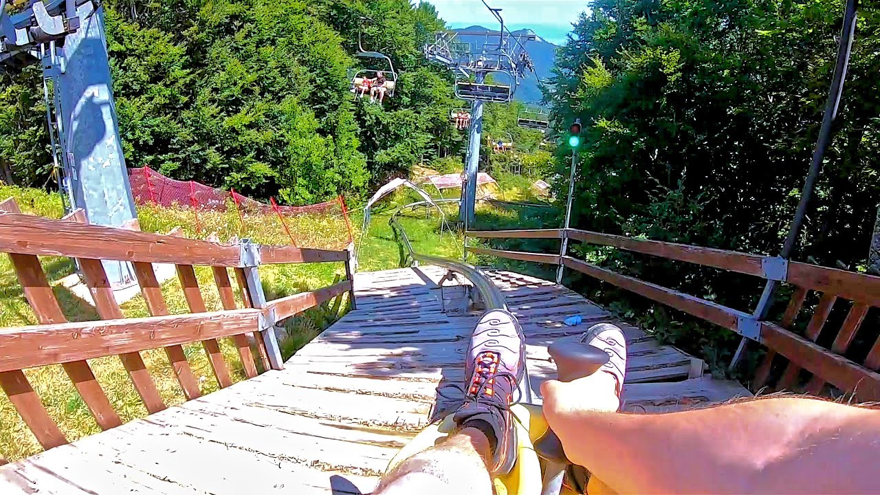 FunBob | Adventure Park Cimone | Insane Italian Mountain Coaster! | Onride POV & Offride