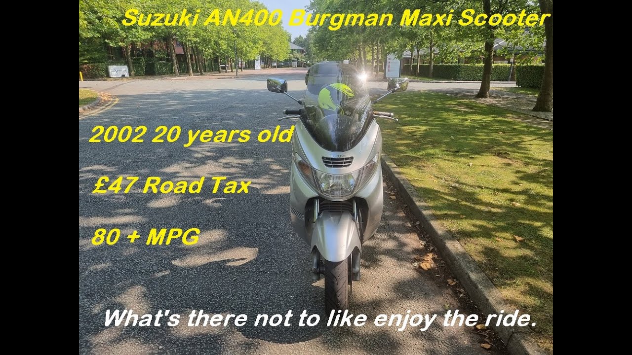 Suzuki Burgman AN400 1st ride