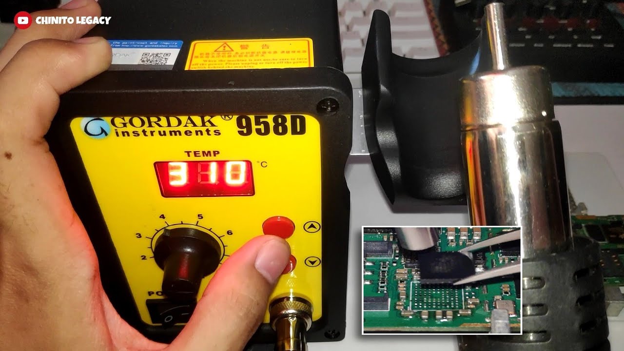 Unboxing & Testing Gordak 958D SMD Hot Air Rework Station, Kingfull RMA-218 Solder Paste, IC Stencil