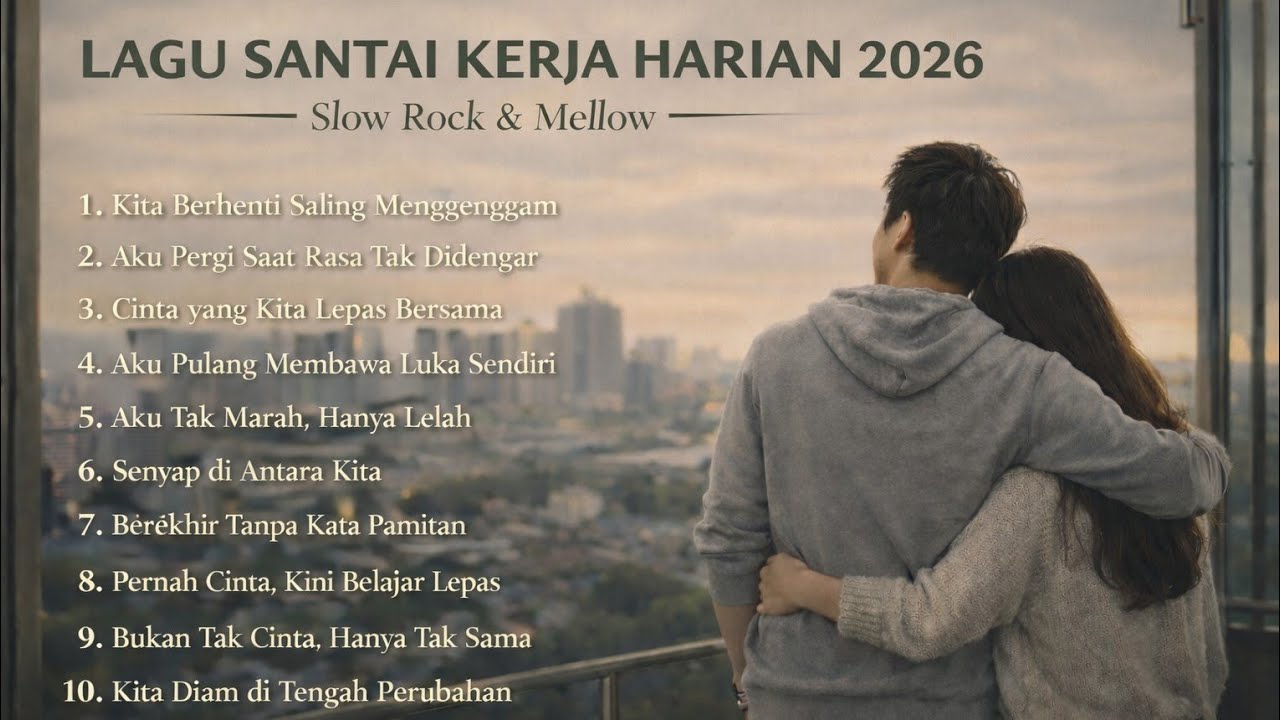 LAGU SANTAI UNTUK KERJA HARIAN 2026 | FULL ALBUM SLOW ROCK & MELLOW