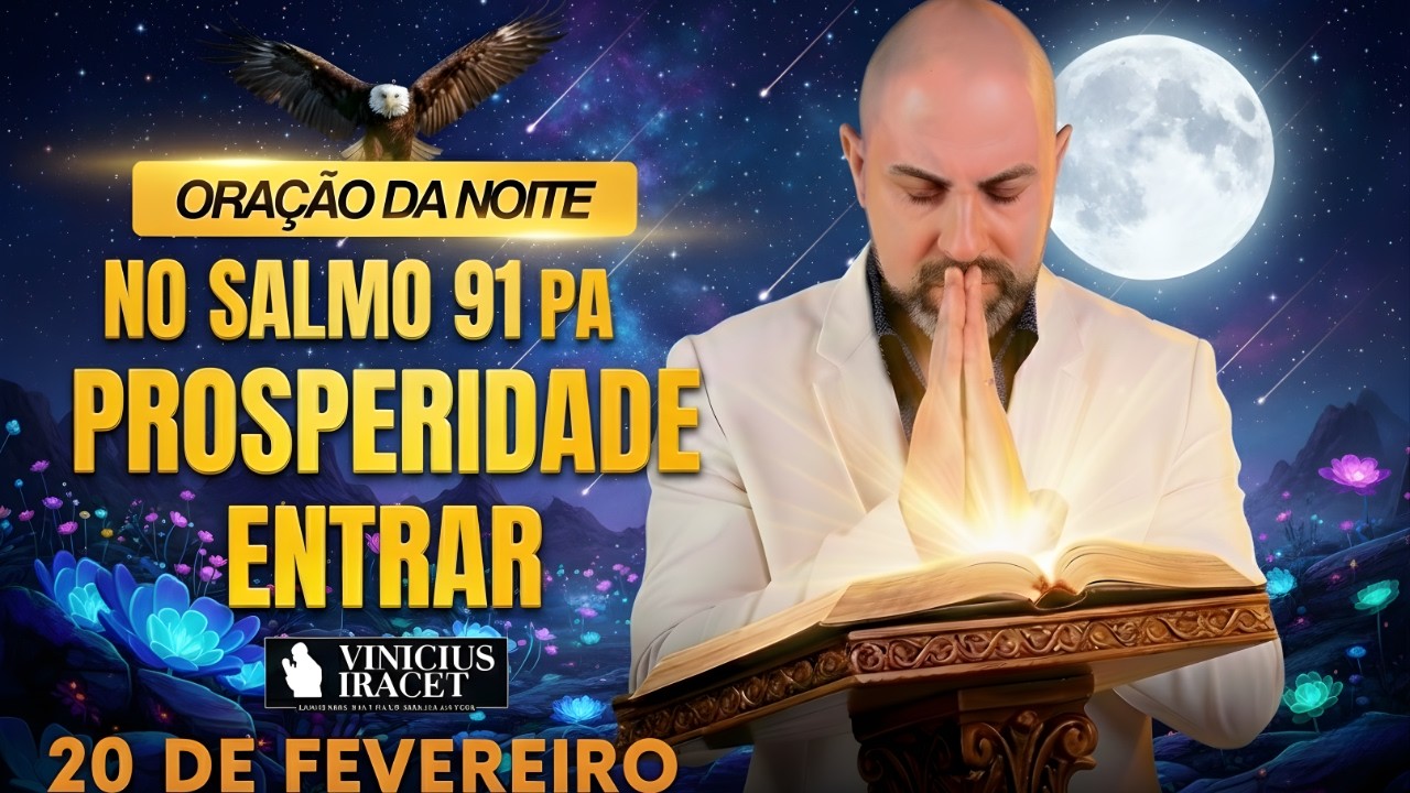 ORAÇÃO DA NOITE DE HOJE- 20 DE FEVEREIRO SALMO 91 PARA PROSPERIDADE ENTRAR RESPALDO Vinicius Iracet-