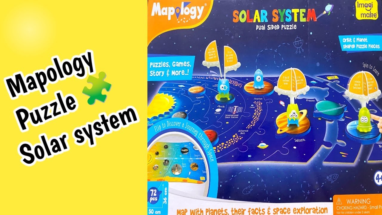Solar System Puzzle | Mapology Imagimake Educational Puzzle | Unboxing by Debby & Gabby
