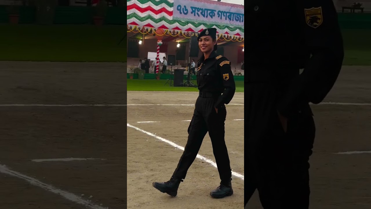 Assam commando battalion dress reels video #forestguard #assampolice#love #crpf #armyforce #commando