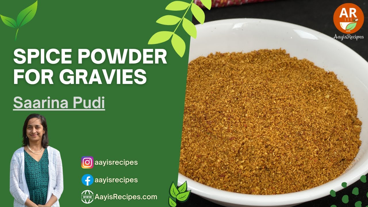 Spice powder for gravies (Saarina Pudi)