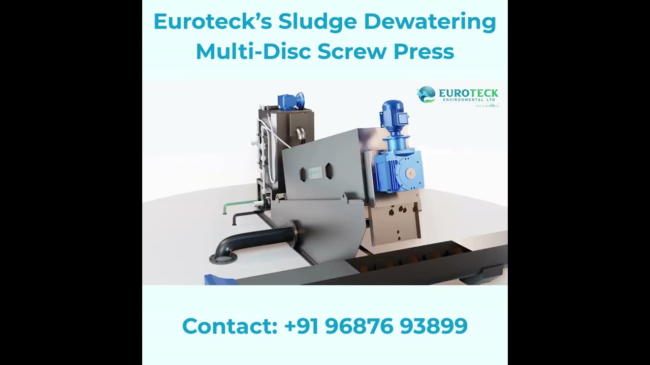 Sludge Dewatering Screw Press
