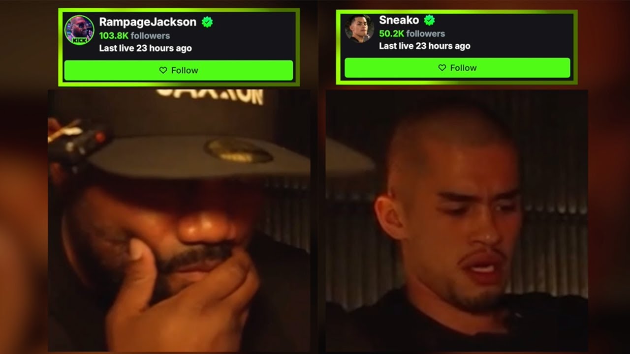 Rampage Jackson and Sneako react to Raja Jackson situation