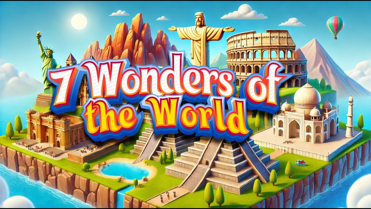 🚀 7 Wonders of the World for Kids 🌍 | Fun & Fast Facts!