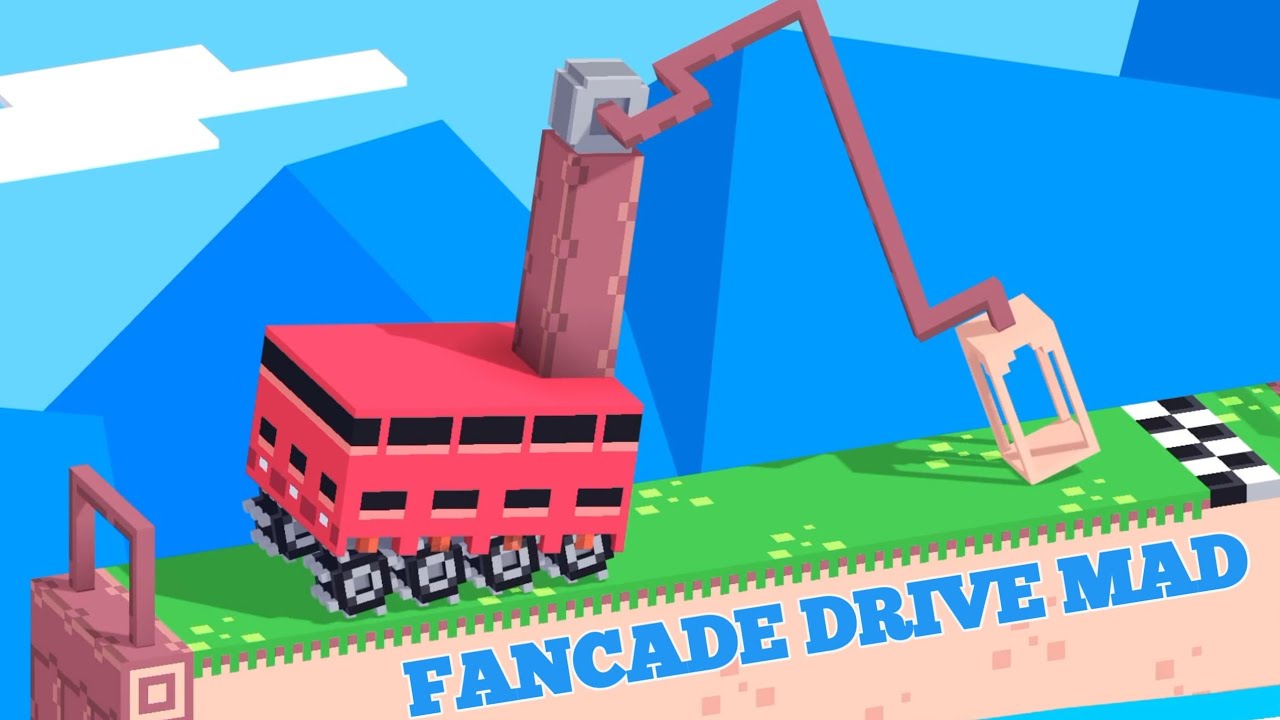 Drive Mad All Mixed Levels Gameplay Fancade #gaming #fancade#games