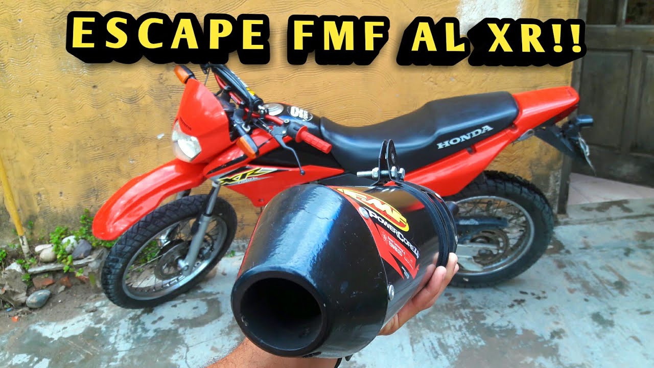 Nuevo ESCAPE FMF al XR!!!!