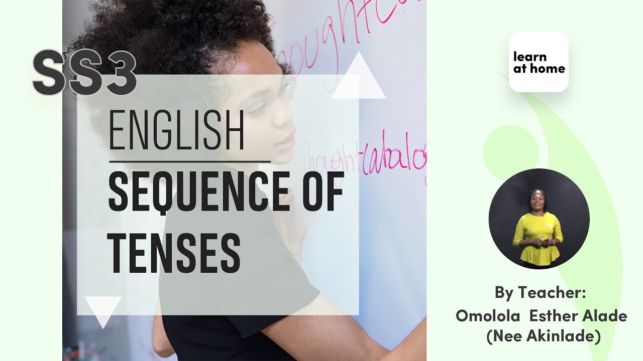 SSS3 English: Sequence of Tenses