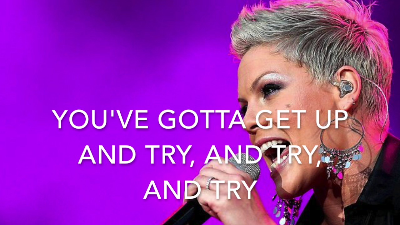 Try (-2) - Pink - Karaoke female version lower