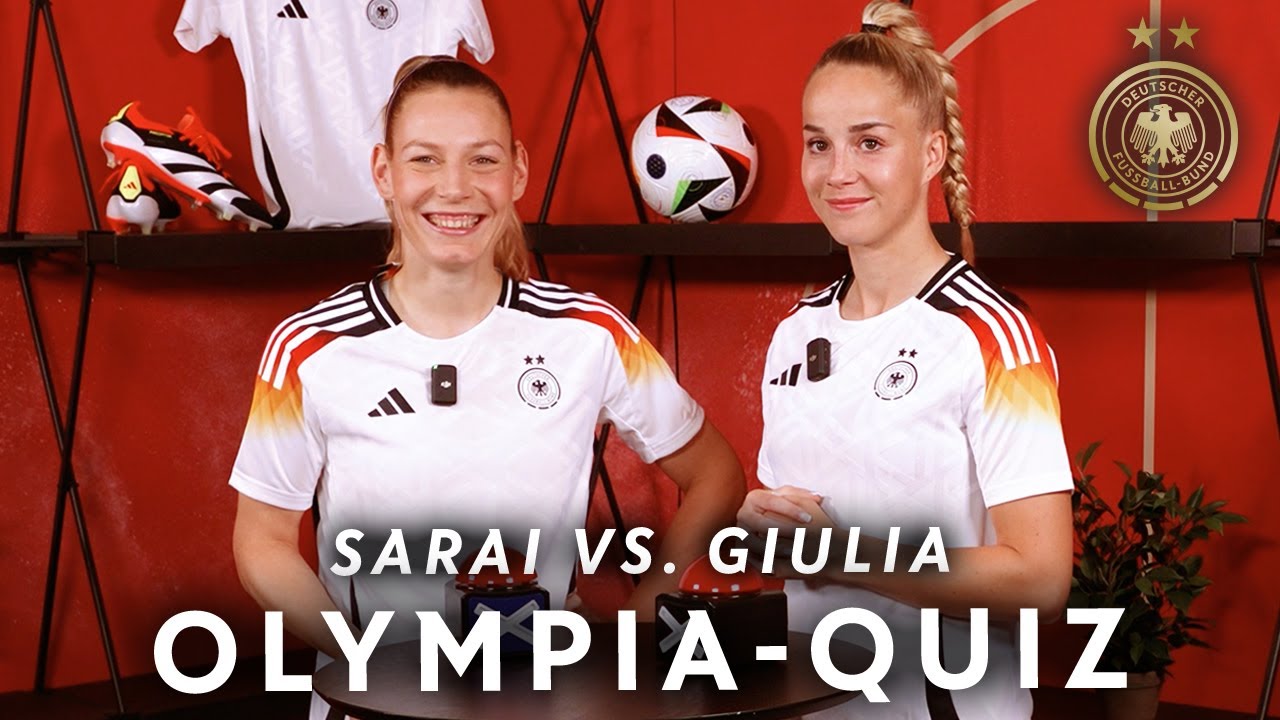 Ein Kopf-an-Kopf-Rennen! - Giulia & Sarai beim Olympia-Quiz!