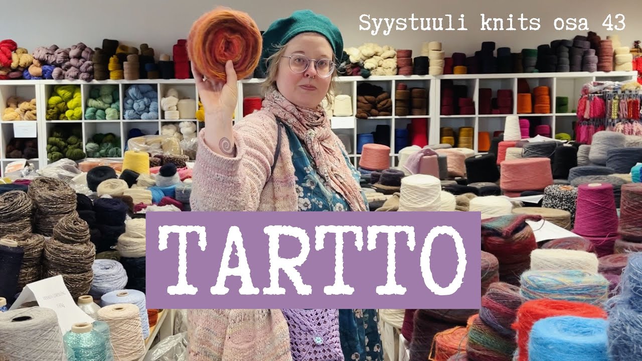 Reissuvlogi: Tartton kolme lankakauppaa! 😍 + Vähän muitakin nähtävyyksiä☀️ / Syystuuli knits