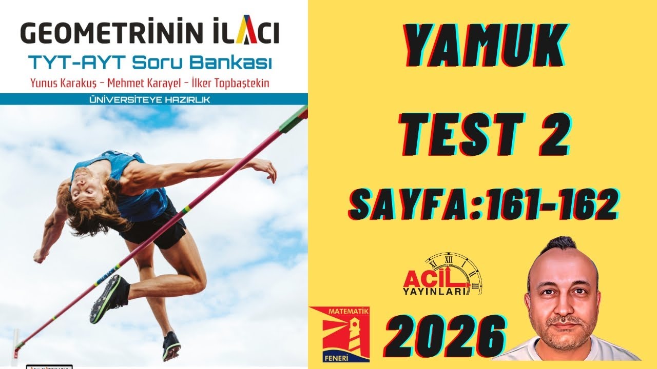 80 Geometrinin İlacı | Tyt-Ayt Soru Bankası YAMUK Test 2 Sayfa:161-162 2026