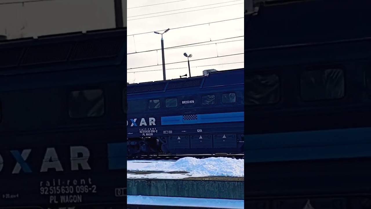 Przelot Ludmiły BR233-970 Oxar przez Elbląg! 