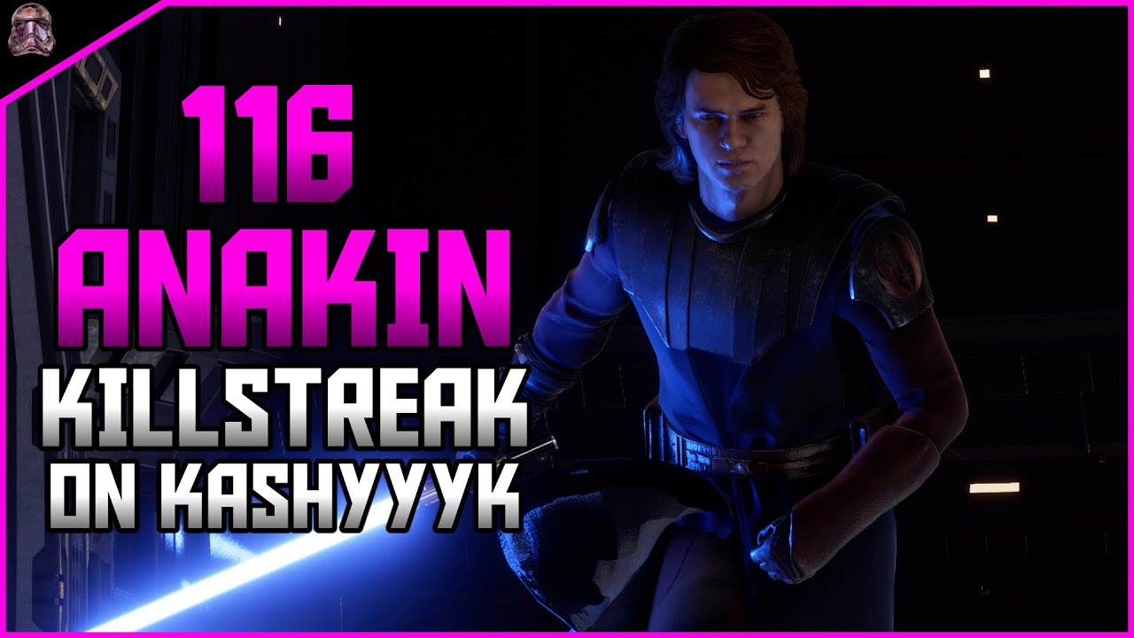 Star Wars Battlefront II 116 Anakin Skywalker Killstreak (Kashyyyk - Galactic Assault)