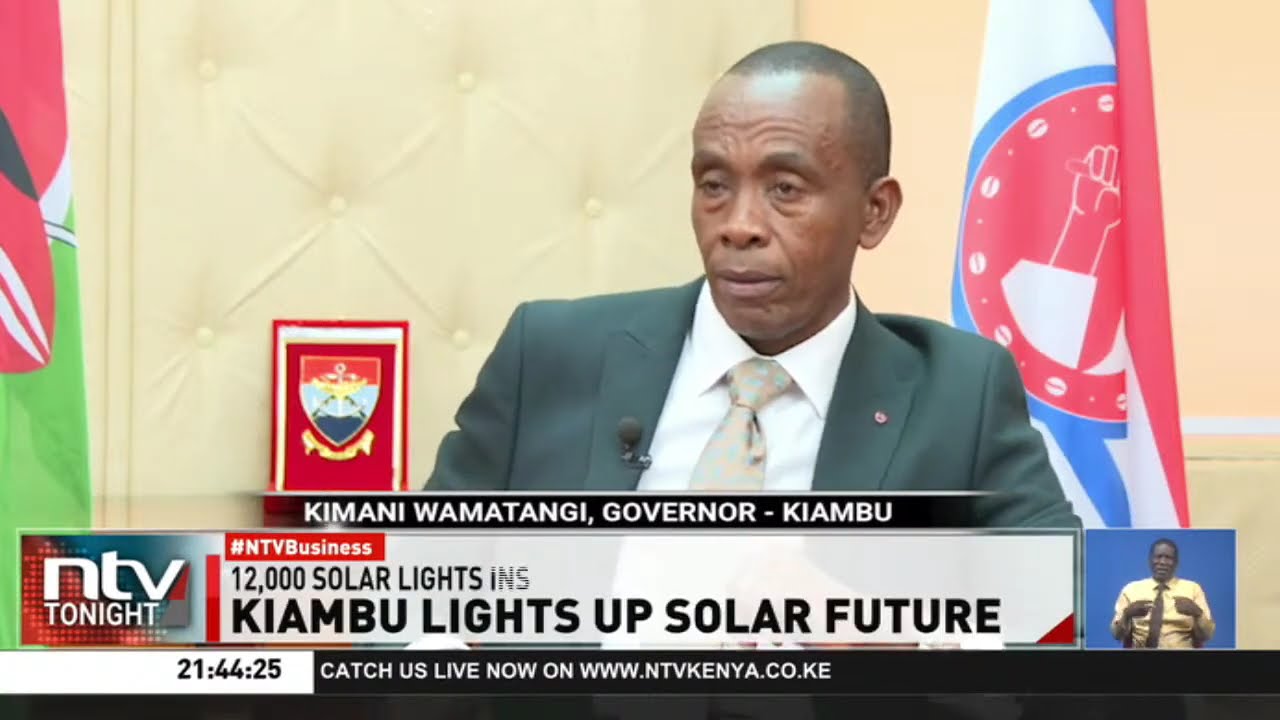 Kiambu County becomes first in Kenya to adopt solar-powered street lights