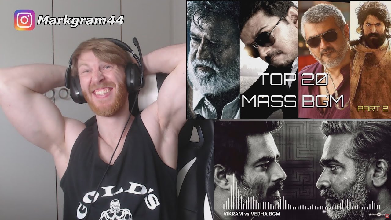 TOP 20 MASS TAMIL BGM • Reaction By Foreigner
