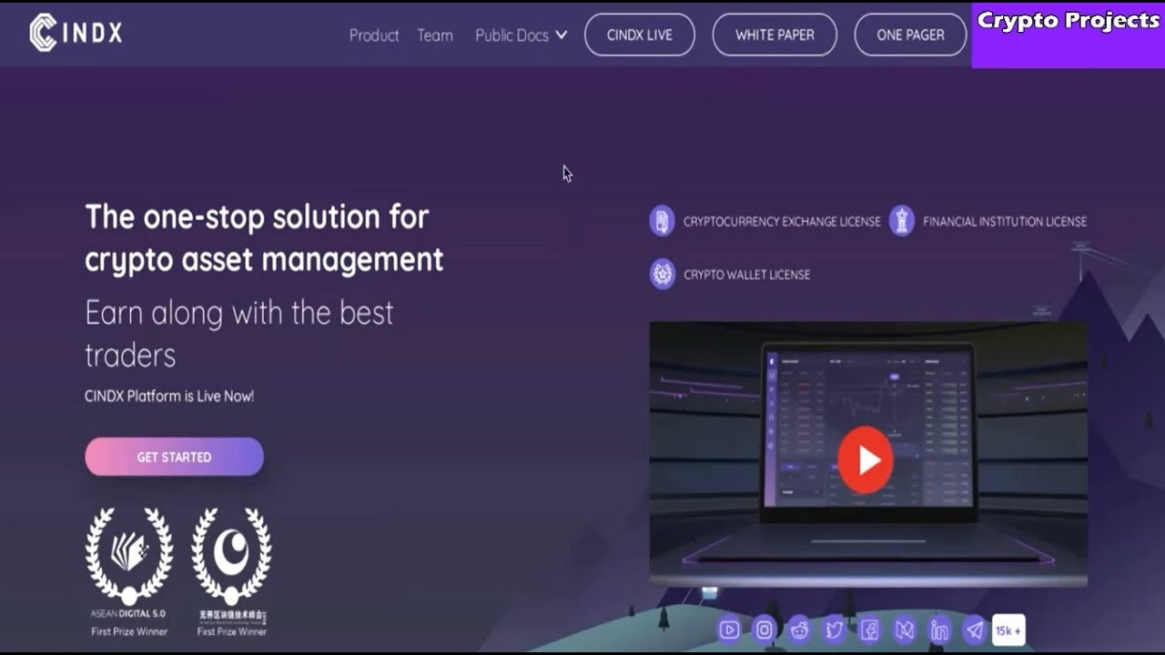 CINDX - The one-stop solution for crypto asset management