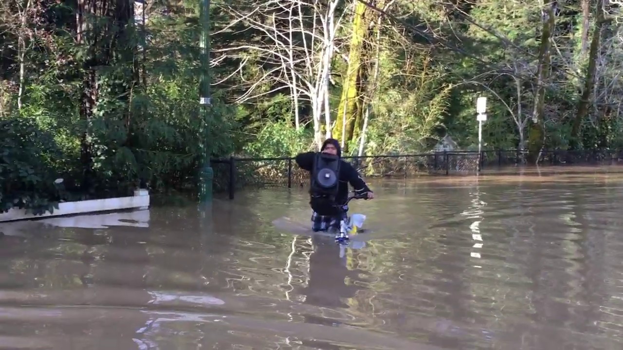 Flooding in Guerneville: 'Don't Worry, Be Happy'