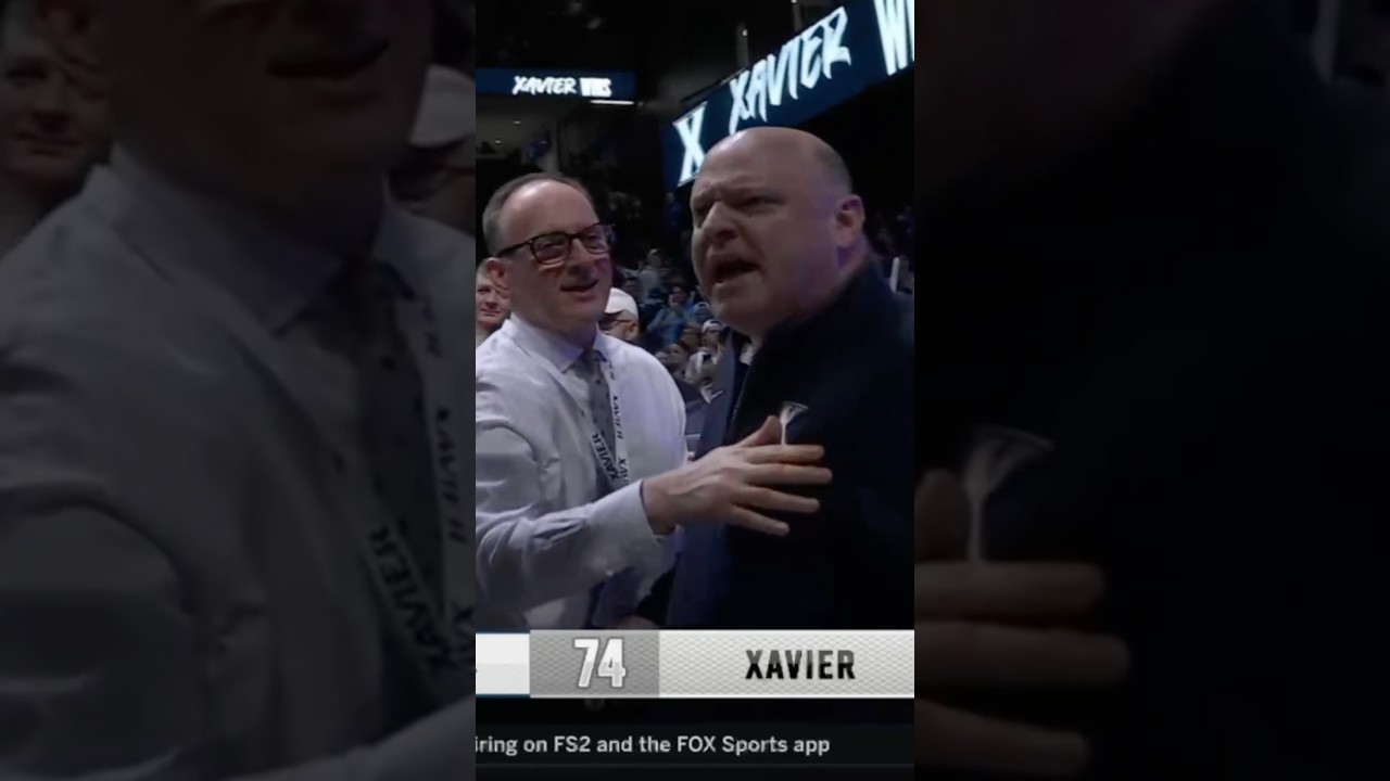 Ed Cooley vs Xavier Fan: Georgetown vs Xavier Wild Ending NCAA College Basketball Big East