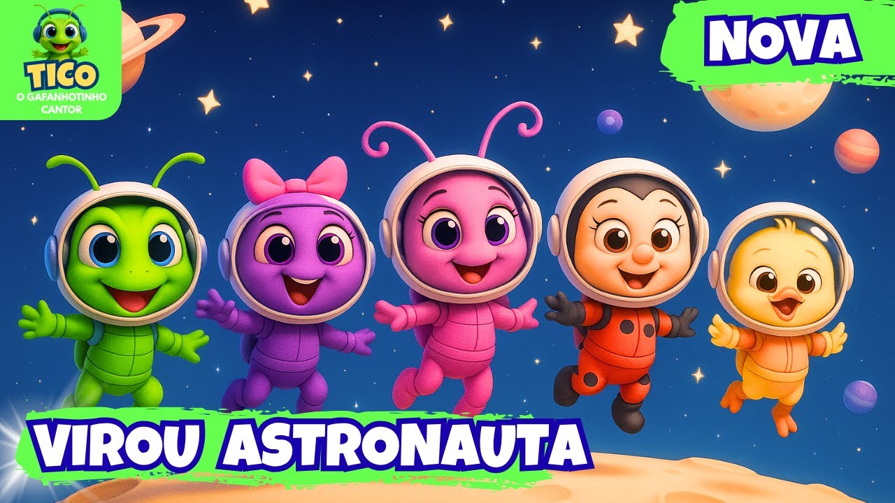 Turma do Tico no Espaço! 🚀✨ Dona Aranha Vira Astronauta 👩‍🚀 | Música e Aventura Infantil