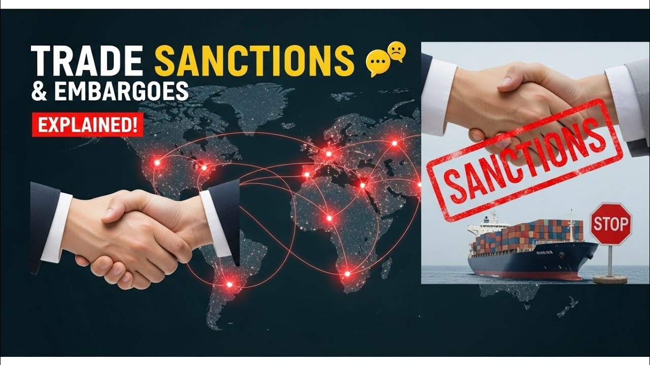 Trade Sanctions & Embargoes Explained | Global Trade & Economy Simplified