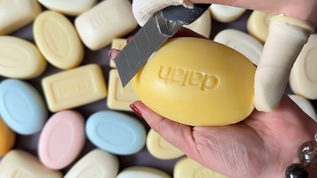 Extremely Satisfying Soap Cutting ASMR | Calm Your Mind