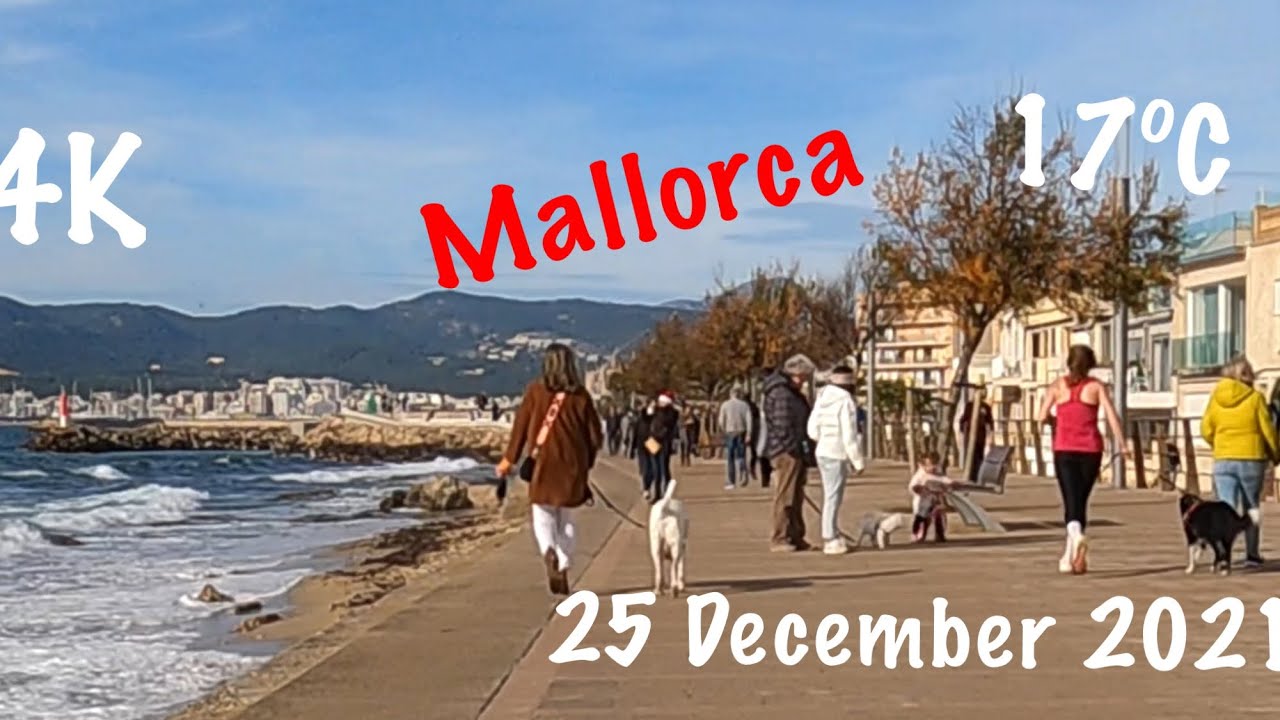 🇪🇸From Portixol Palma de Mallorca to Molinar🗓25 December 2021🌤17°C📷4K60