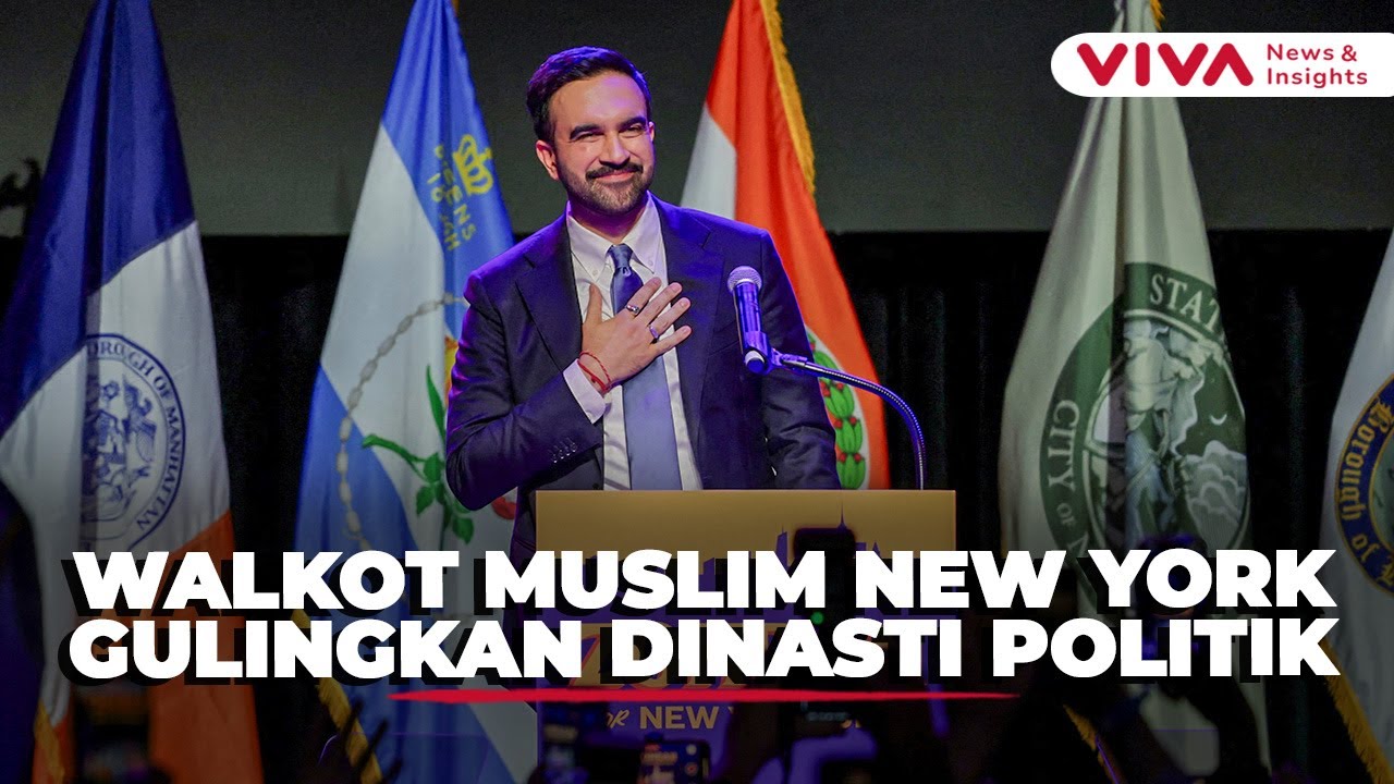FULL Pidato Walkot Muslim New York Zohran Mamdani, Penuh Dukungan!